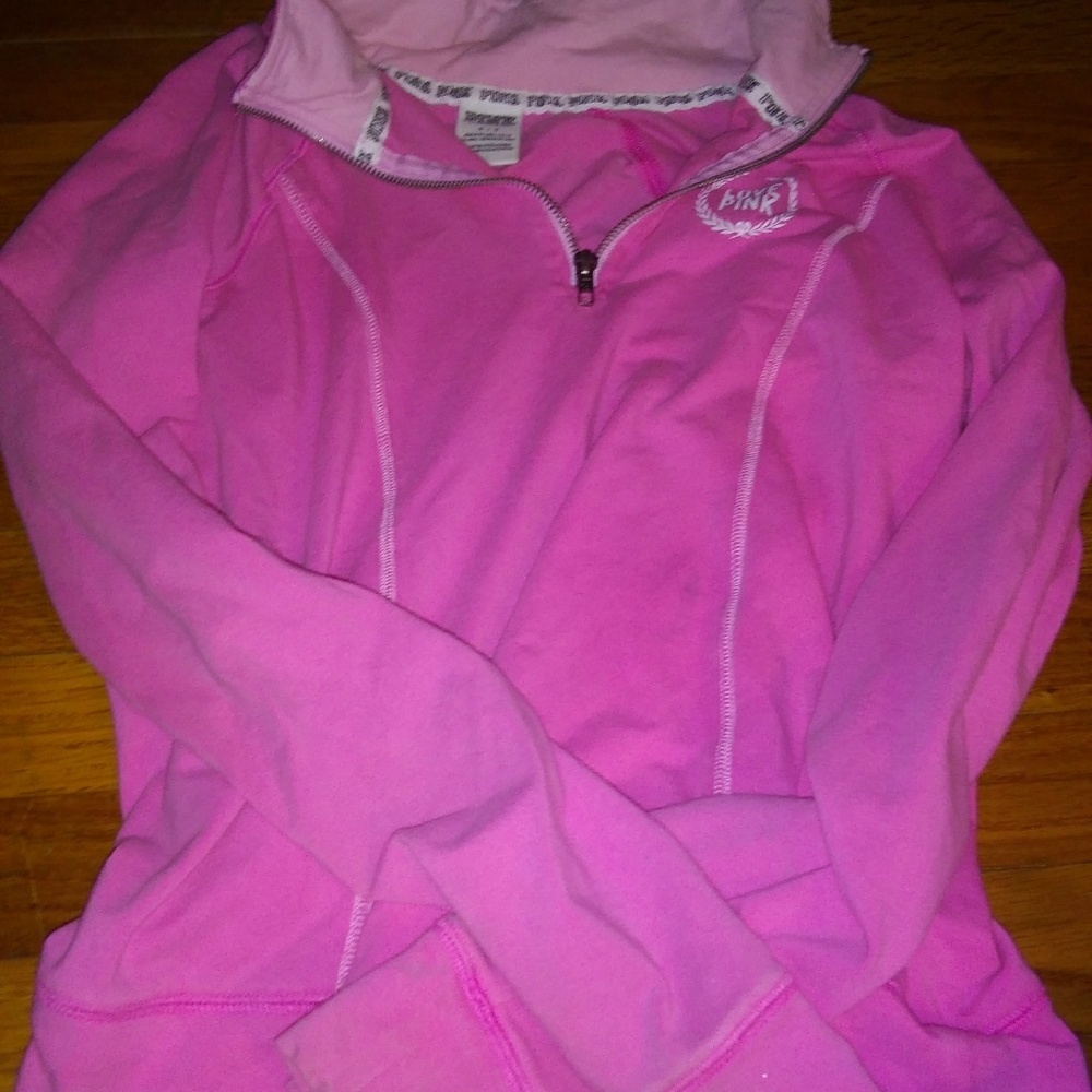 Pink zip up